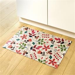 Tapis fleuri